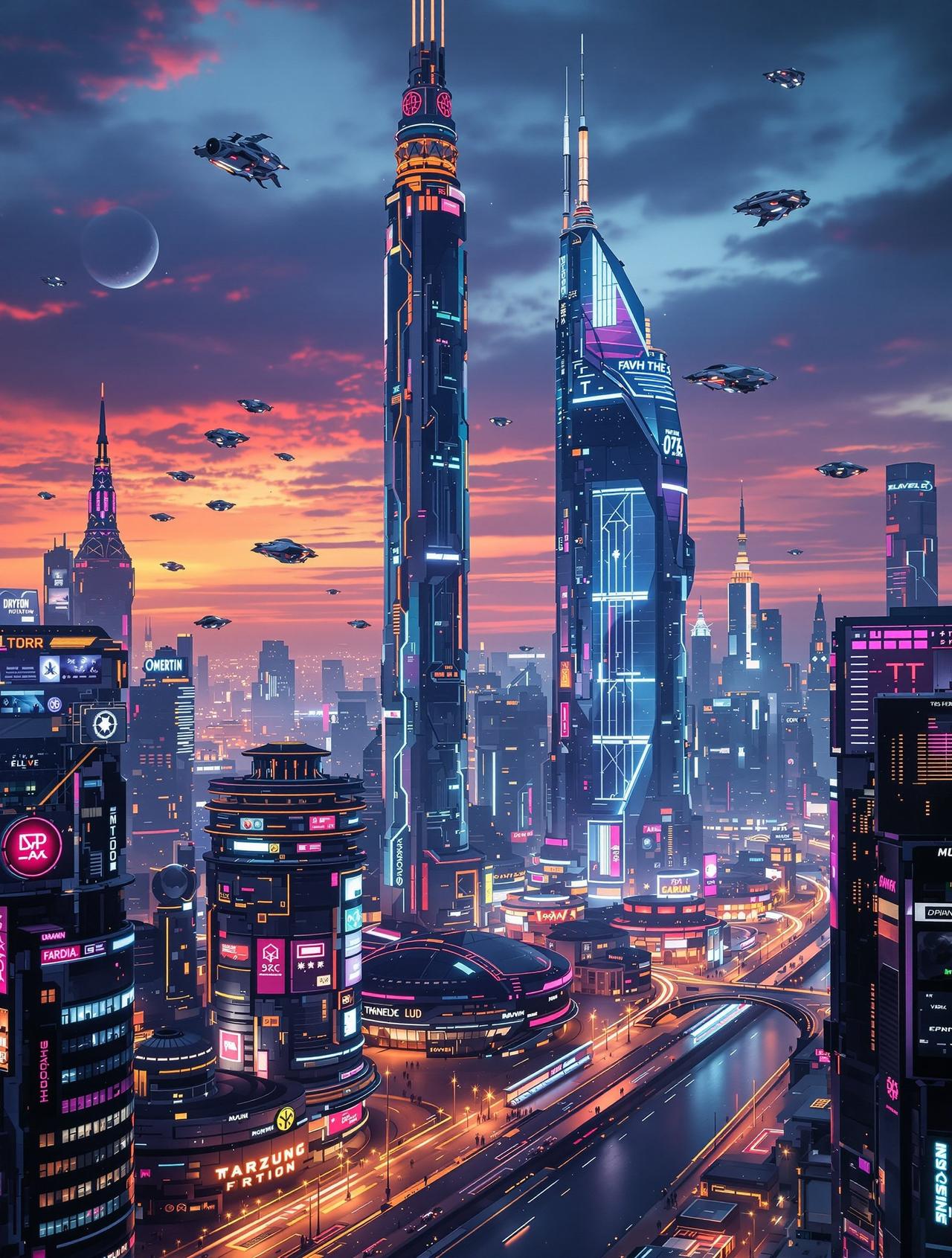 口袋影院-未来都市-科幻短片高清海报